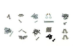 Full Size Chevy Interior Trim Screw Set, Convertible, 1959 (Impala Convertible)