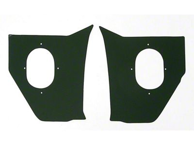 Full Size Chevy Kick Panels, Dark Green, 1959-1960