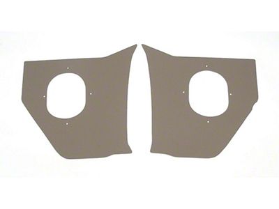 Full Size Chevy Kick Panels, Fawn, 1959-1960