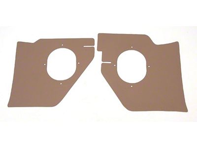 Full Size Chevy Kick Panels, For Cars With Air Conditioning, Fawn, 1963
