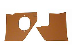Full Size Chevy Kick Panels, For Cars With Air Conditioning, Saddle, 1963