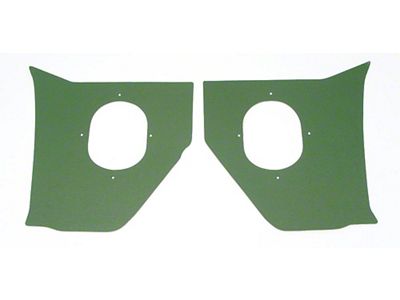 Full Size Chevy Kick Panels, Green, 1959-1960