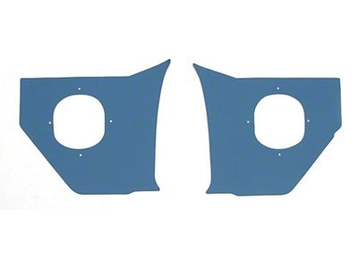 Full Size Chevy Kick Panels, Medium Blue, 1959-1960