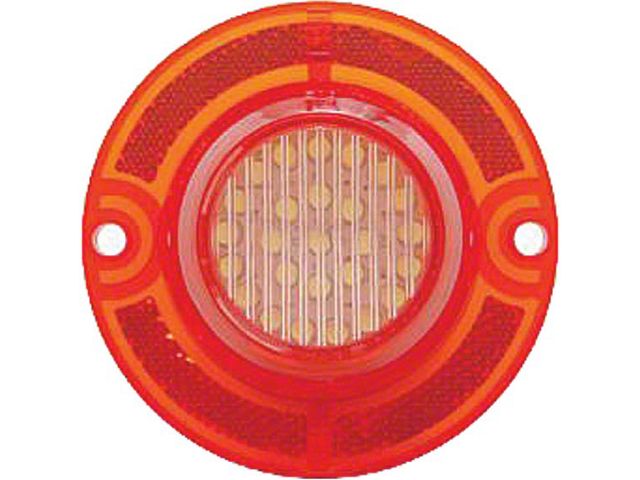Full Size Chevy LED Back-Up Light Lens, Clear, 1962