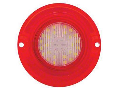 Full Size Chevy LED Back-Up Light Lens, Clear, 1963