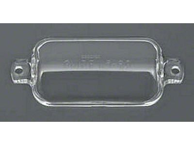 Full Size Chevy License Plate Light Lens, 1961-1964