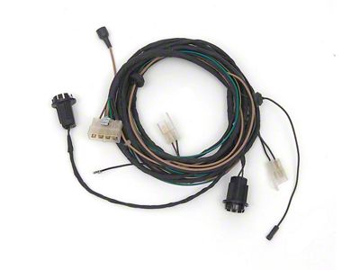 Full Size Chevy Main Rear Body Wiring Harness, 2-Door Bel Air & Biscayne, 1964 (Biscayne Sedan, Two-Door)