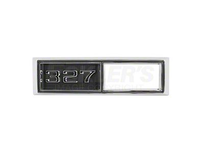 Full Size Chevy Marker Light Bezels, Front, 327ci, 1968