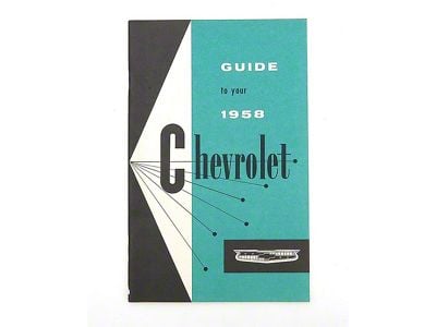 1958 Chevy Car Owners Manual