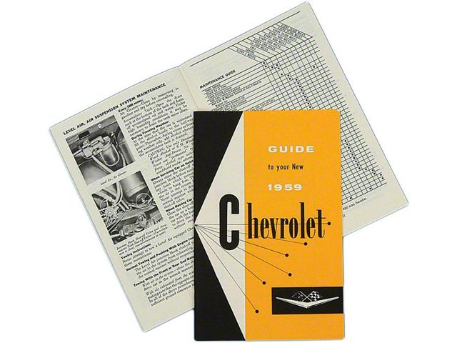 1959 Chevy Car Owners Manual