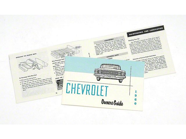1960 Chevy Car Owners Manual