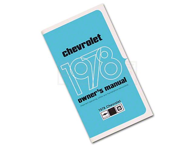 1978 Chevy Car Owners Manual