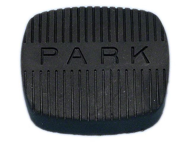 Full Size Chevy Parking Brake Pedal Pad, 1958-1968