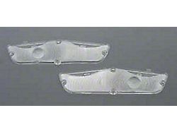 Cleaned Item Name: Full Size Chevy Parking Light Lenses, Clear (1962 Biscayne; 1962 Impala)