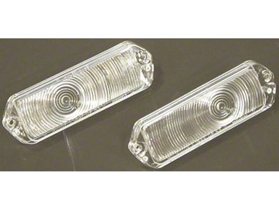 Full Size Chevy Parking Light Lenses, Clear, Impala, 1963