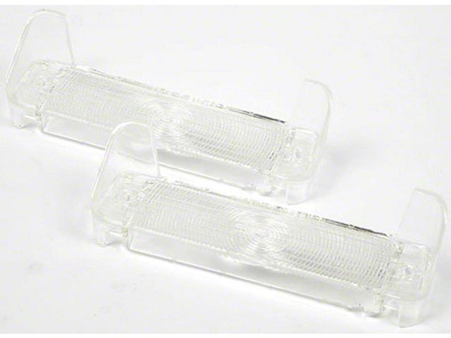 Full Size Chevy Parking Light Lenses, Clear, Impala, 1967