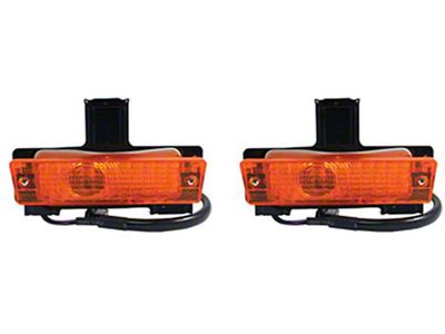 Full Size Chevy Parking & Turn Signal Assemblies, With Amber Lenses, 1968