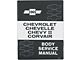 Full Size Chevy Passenger Body Service Manual, 1965
