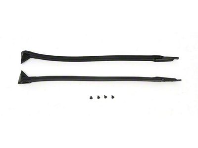 Full Size Chevy Pillar Post Weatherstrip, Convertible, 1966-1968 (Impala Convertible)