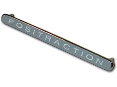 Full Size Chevy Positraction Dash Emblem, 1958