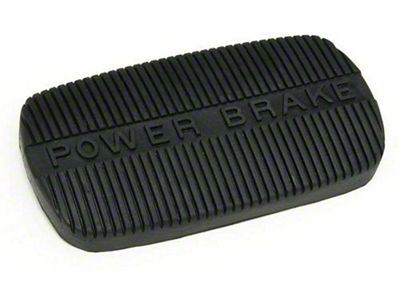 Full Size Chevy Power Brake Pedal Pad, Automatic Transmission, 1958-1970