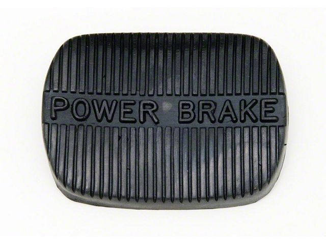 Power Brake Pedal Pad,Manual Transmission,58-65