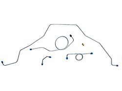 Full Size Chevy Power Front Brake Line Set, With Dual Master Cylinder (65-68 Biscayne; 65-68 Impala)