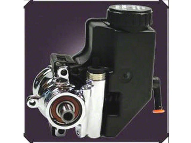 Full Size Chevy Power Steering Pump, Chrome, 1958-1972