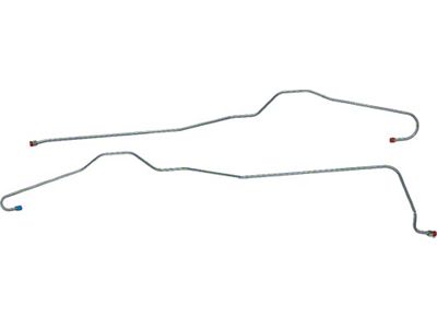 Full Size Chevy Powerglide Transmission Cooling Lines, CastIron, 1958