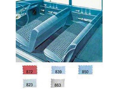 Full Size Chevy Preassembled Door Panel Interior Kit Service, 4-Door Wagon, Bel Air, 1962