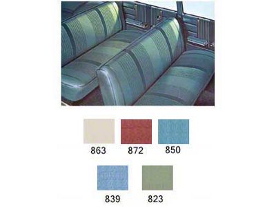 Full Size Chevy Preassembled Door Panel Interior Kit Service, 4-Door Wagon, Bel Air, 1964