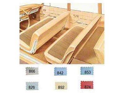 Full Size Chevy Preassembled Door Panel Interior Kit Service, 4-Door Wagon, Impala, 1962 (Impala Station Wagon, Four-Door)