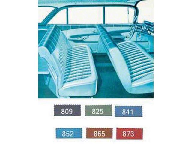 Full Size Chevy Preassembled Door Panel Interior Kit Service, Nomad Wagon, 1959
