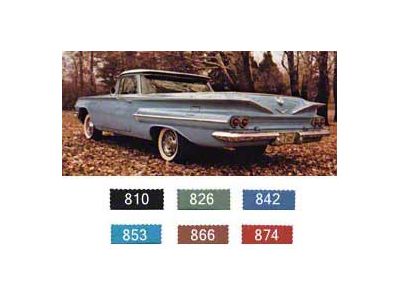 Full Size Chevy Preassembled Door Panels, El Camino, ImpalaStyle, 1960