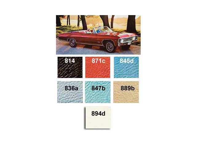 Full Size Chevy Preassembled Rear Quarter Trim Panels, Impala & Impala SS, Convertible, 1967 (Impala Convertible)