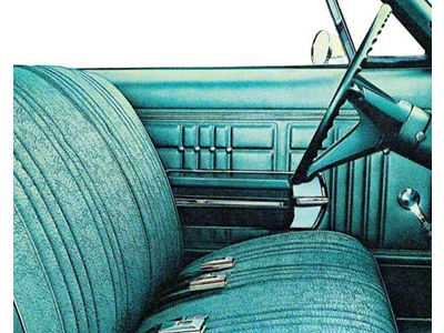 Full Size Chevy Preassembled Rear Quarter Trim Panels, Impala SS 2-Door Hardtop, 1966