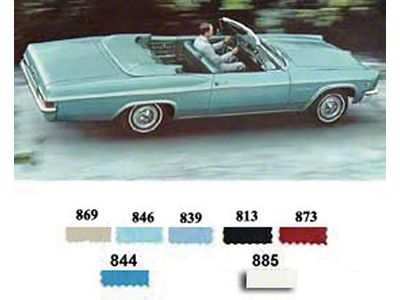 Full Size Chevy Preassembled Rear Quarter Trim Panels, Impala SS Convertible, 1966 (Impala Convertible)