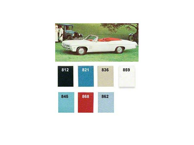 Full Size Chevy Preassembled Rear Quarter Trim Panels, Impala SS Convertible, 1968 (Impala Convertible)