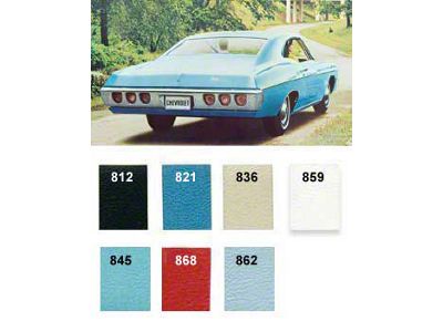 Full Size Chevy Preassembled Rear Quarter Trim Panels, Impala SS Hardtop, 1968