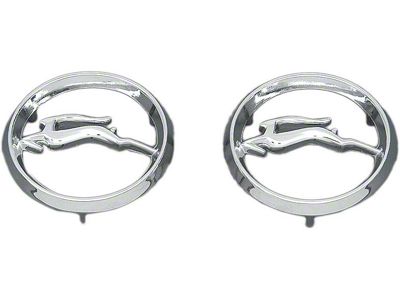Full Size Chevy Quarter Panel Emblems, Impala, 1967