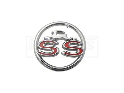 Full Size Chevy Quarter Panel Emblems, Impala SS, 1963