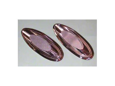 Full Size Chevy Quarter Panel Exhaust Ports, Best Quality, 1958-1960