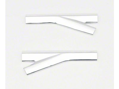 Full Size Chevy Quarter Panel Y Moldings, Rear, Impala, 1961
