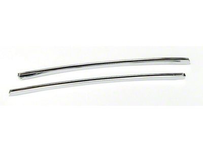 Full Size Chevy Quarter Window Sash Moldings, Impala 2-DoorHardtop & Convertible, 1969-1970