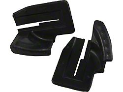 Full Size Chevy Quarter Window U-Jamb Stops, Convertible, 1967-1968 (Impala Convertible)