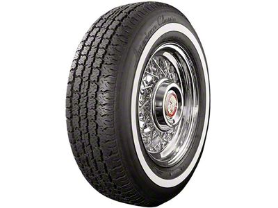 Full Size Chevy Radial Tire, P215 x 14, With 1 Whitewall,American Classic, 1962-1964