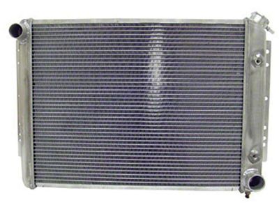Full Size Chevy Radiator, Aluminum Crossflow, Driver Side Top Outlet, Northern, 1959-1970