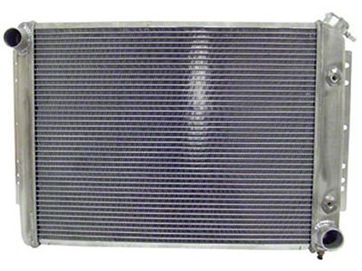 Full Size Chevy Radiator, Aluminum Crossflow, Passenger Side Top Outlet, Northern, 1959-1970