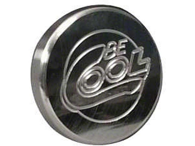 Full Size Chevy Radiator Cap, 12-15 Lb. Polished Aluminum, Be Cool, Round Style, 1958-1972