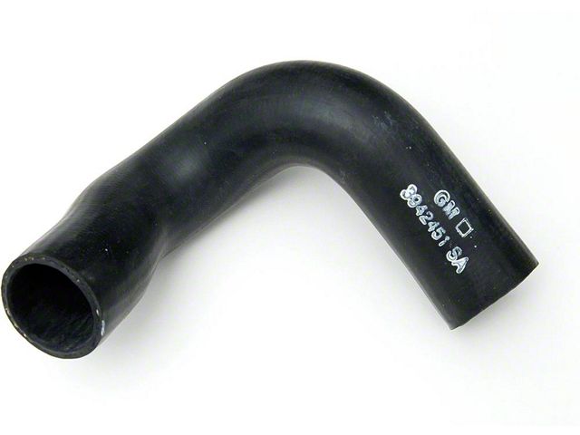 Full Size Chevy Radiator Hose, Lower, Standard, 327 & 396ci, With GM Markings, 1966-1969